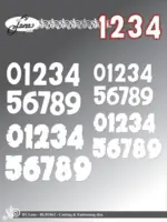 By Lene dies BLD1862 - Numbers