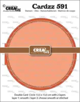 Crealies Dies Cardzz 591 -  Double Card Circle