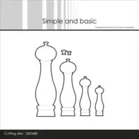 Simple and Basic die SBD688 - Salt and pepper mills (bestilling)