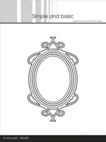 Simple and Basic die SBD690 - Ornamental frame (bestilling)
