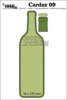 Crealies Dies Cardzz 09  - Bottle Of Wine