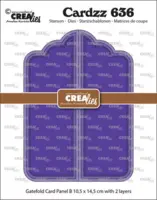Crealies Dies Cardzz 635 - Gatefold card Panel B