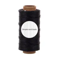Simple and basic Polyester Thread - Black
