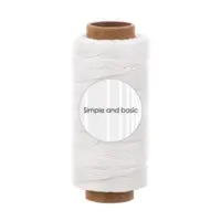 Simple and basic Polyester Thread - Soft white