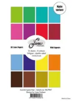 BY Lene Paperpad BLP967 - Solid Colours - Wild Sapeurs A5