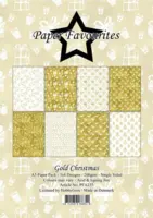 Paper Favourites A5 Paper Pack PFA235 - Gold Christmas