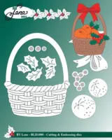 By Lene dies BLD1880 - Christmas basket