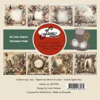 BY Lene Paperpad BLP384 - Christmas Punk 30,5X30,5