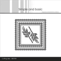 Simple and Basic die SBD704 - 3 x 3 inch basics - Scallop