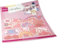 Marianne Design COL1596 - Happy Snowmen by Marleen