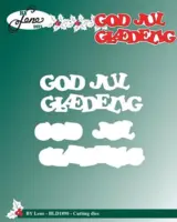 By Lene dies BLD1890 - God Jul / Glædelig Jul