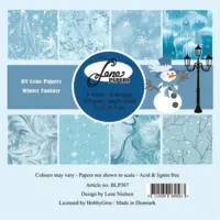 BY Lene Paperpad BLP387 - Winter Fantasy 30,5X30,5 cm