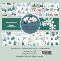 BY Lene Paperpad BLP386 - Happy Landscapes 30,5X30,5