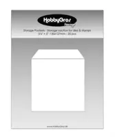 HobbyGros Storage - Storage Pockets - Storage solution for dies & stamps 130x127mm