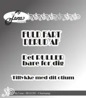 By Lene stempel BLS1281 - Danske tekster