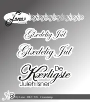 By Lene stempel BLS1278 -  Danske tekster